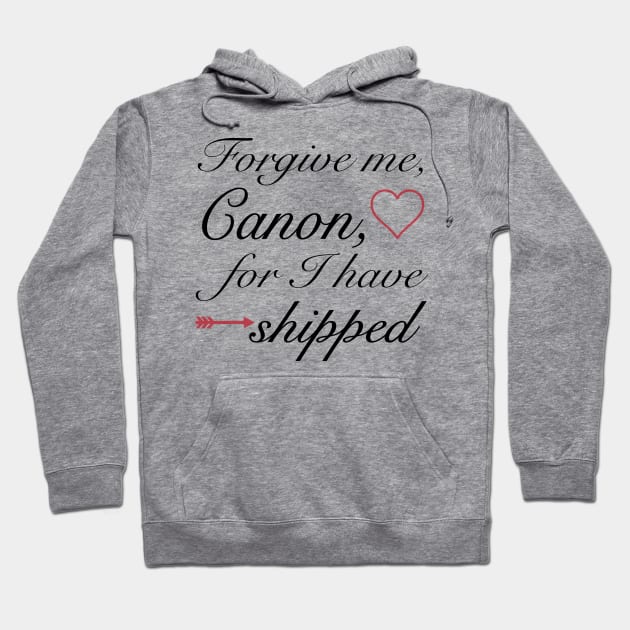 Forgive me Canon, for I have shipped Hoodie by FanaticalFics